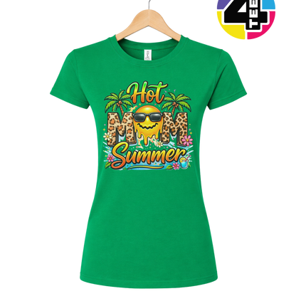 Hot Mom Summer Leopard Women's Tee