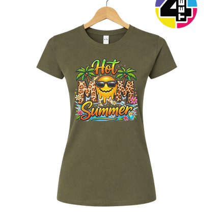 Hot Mom Summer Leopard Women's Tee