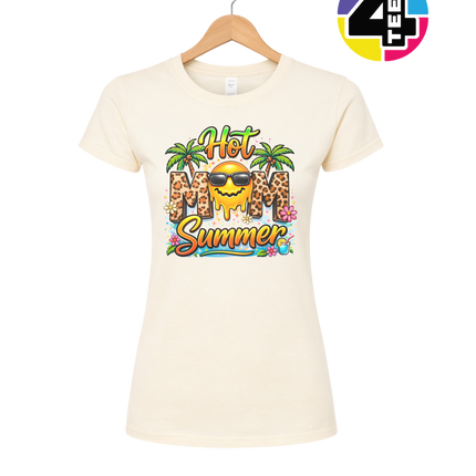 Hot Mom Summer Leopard Women's Tee