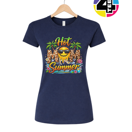 Hot Mom Summer Leopard Women's Tee