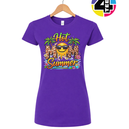 Hot Mom Summer Leopard Women's Tee