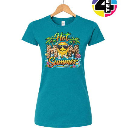 Hot Mom Summer Leopard Women's Tee