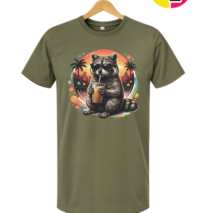 Raccoon Cool Summer Tee