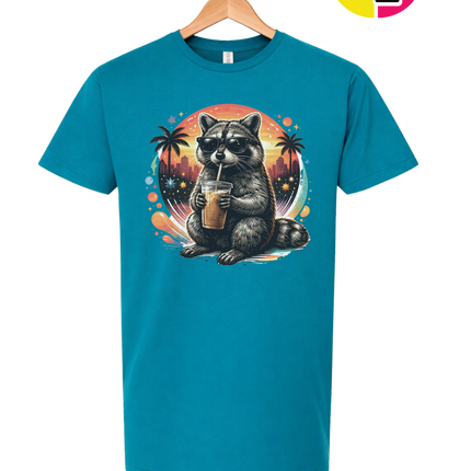 Raccoon Cool Summer Tee
