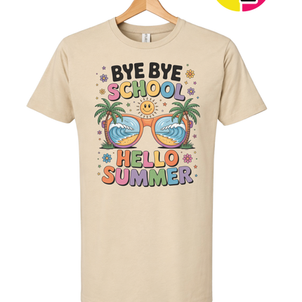 Bye Bye School Tee