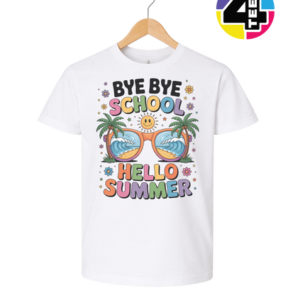 Bye Bye School Youth Tee