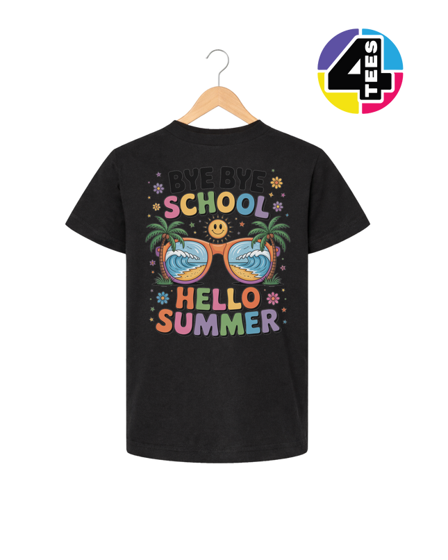 Bye Bye School Youth Tee