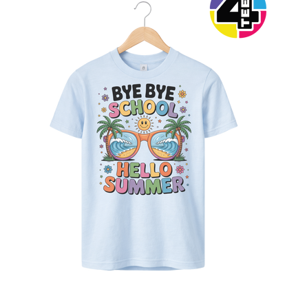 Bye Bye School Youth Tee