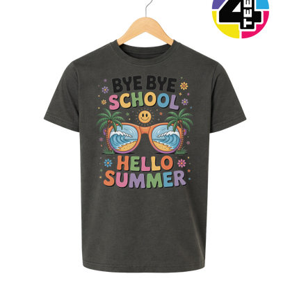 Bye Bye School Youth Tee