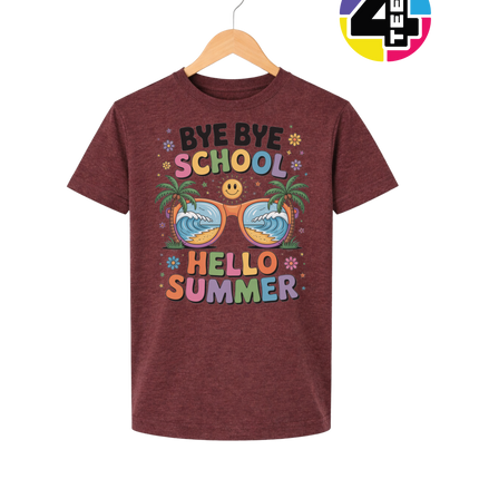 Bye Bye School Youth Tee