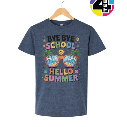 Bye Bye School Youth Tee