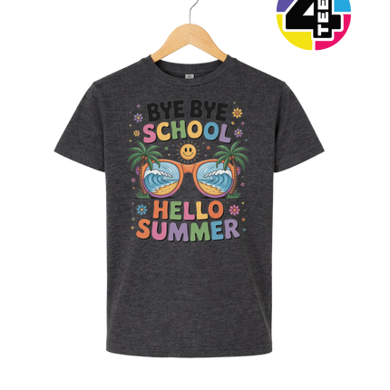 Bye Bye School Youth Tee