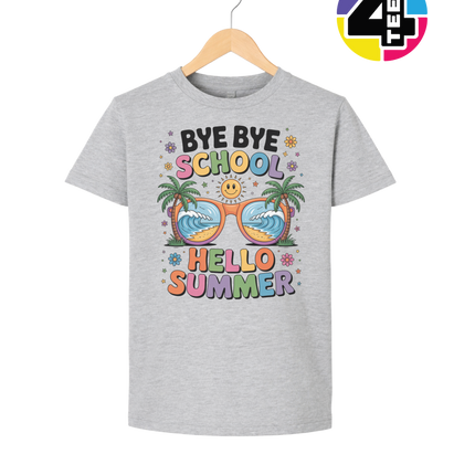 Bye Bye School Youth Tee