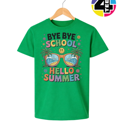 Bye Bye School Youth Tee