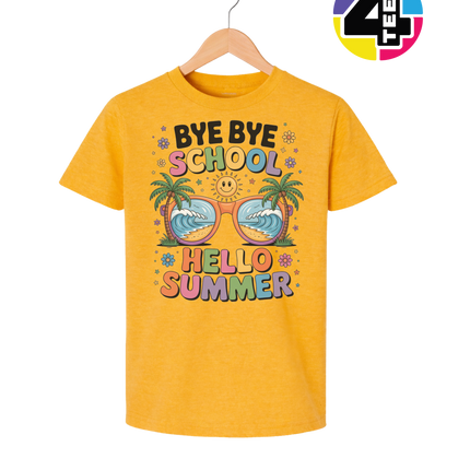 Bye Bye School Youth Tee