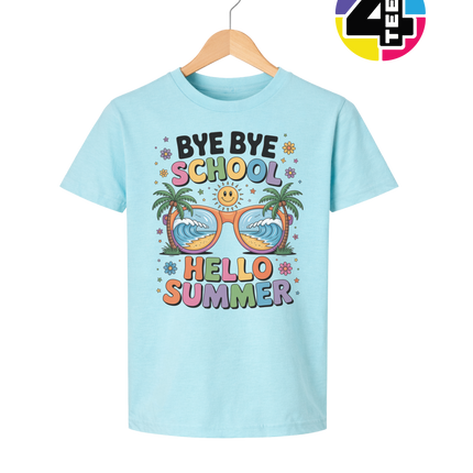 Bye Bye School Youth Tee