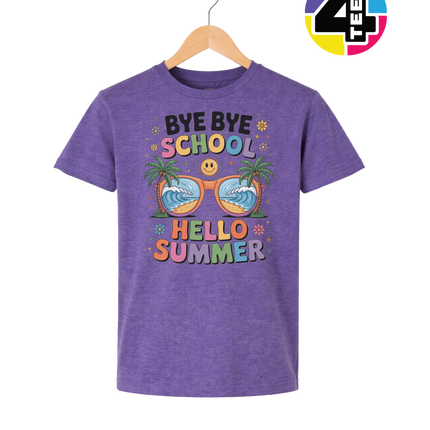 Bye Bye School Youth Tee