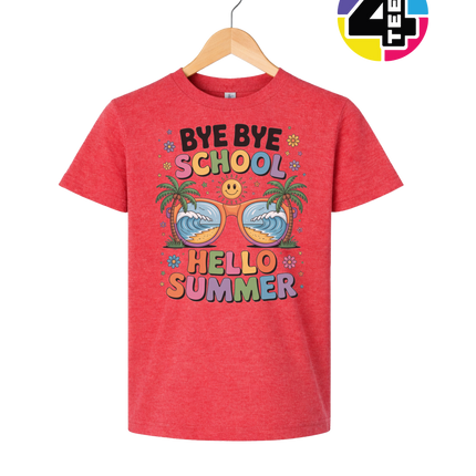 Bye Bye School Youth Tee
