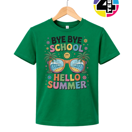 Bye Bye School Youth Tee