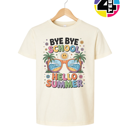 Bye Bye School Youth Tee