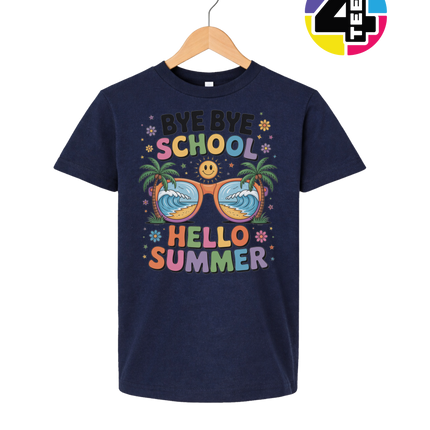 Bye Bye School Youth Tee