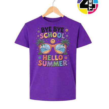 Bye Bye School Youth Tee