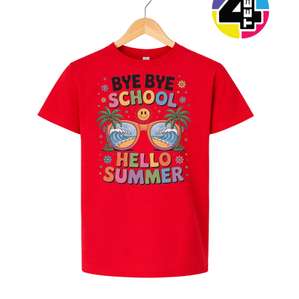 Bye Bye School Youth Tee