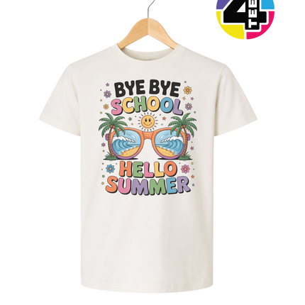 Bye Bye School Youth Tee