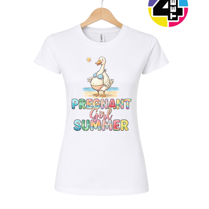Pregnant Girl Summer Women's Tee