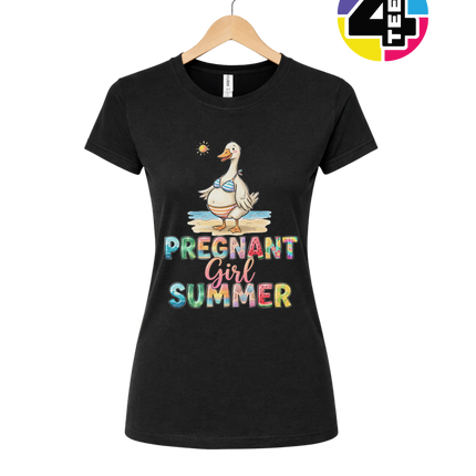 Pregnant Girl Summer Women's Tee
