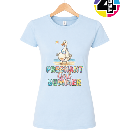 Pregnant Girl Summer Women's Tee