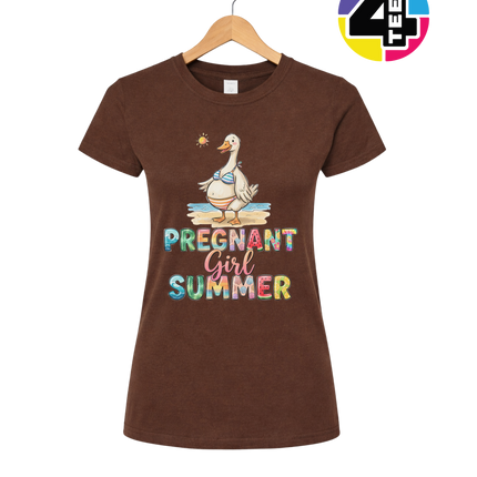 Pregnant Girl Summer Women's Tee