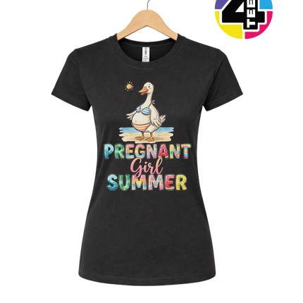 Pregnant Girl Summer Women's Tee