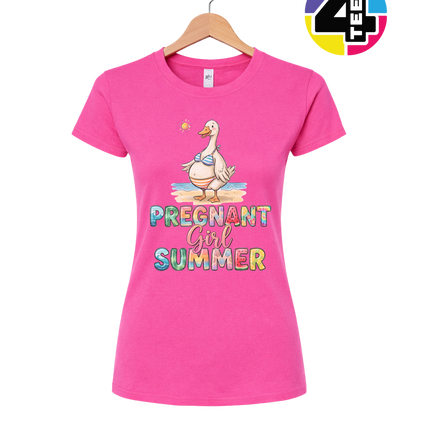 Pregnant Girl Summer Women's Tee