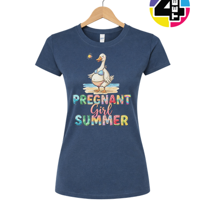 Pregnant Girl Summer Women's Tee