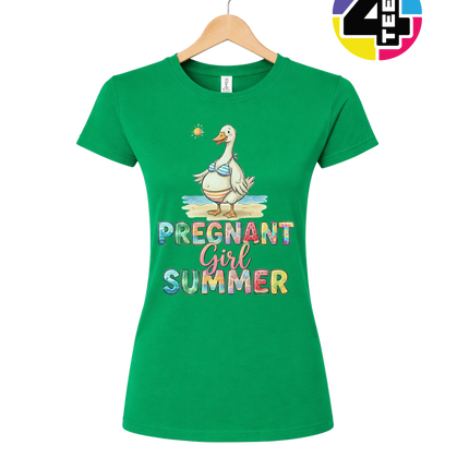 Pregnant Girl Summer Women's Tee