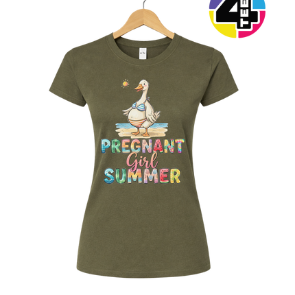 Pregnant Girl Summer Women's Tee