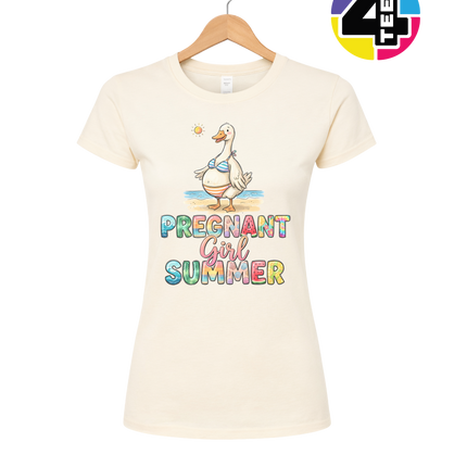 Pregnant Girl Summer Women's Tee