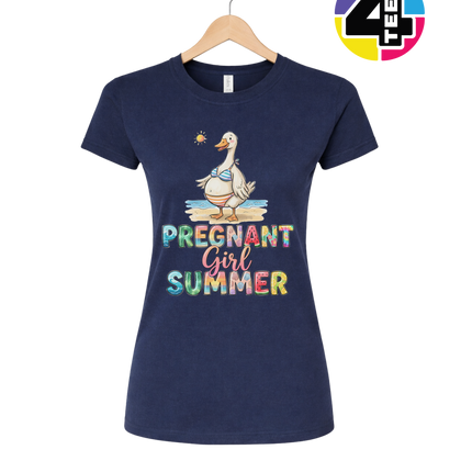 Pregnant Girl Summer Women's Tee