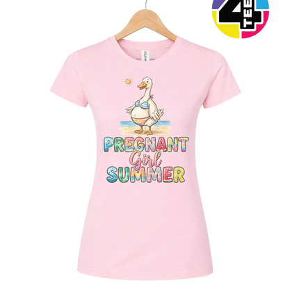 Pregnant Girl Summer Women's Tee