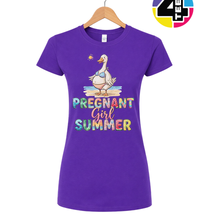 Pregnant Girl Summer Women's Tee