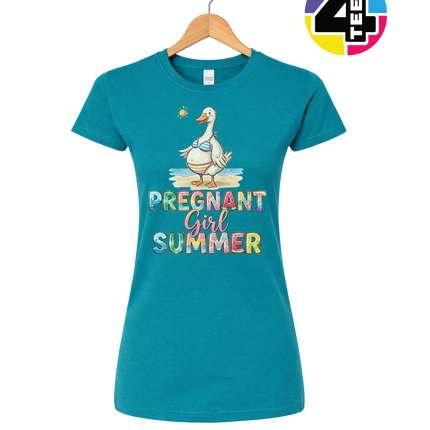 Pregnant Girl Summer Women's Tee