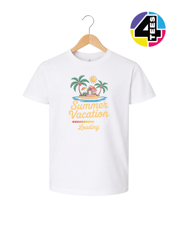 Summer Vacation Loading Youth Tee