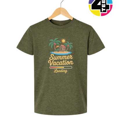 Summer Vacation Loading Youth Tee