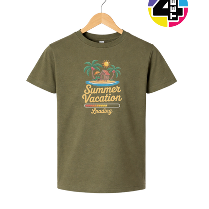 Summer Vacation Loading Youth Tee