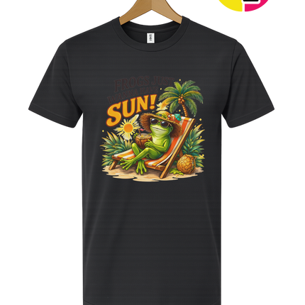 Summer Frog Just Wanna Have Fun Tee