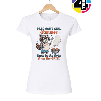Pregnant Girl Summer Women's Tee