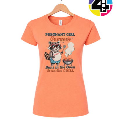 Pregnant Girl Summer Women's Tee