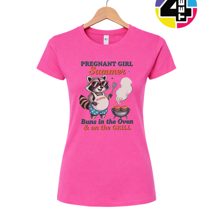 Pregnant Girl Summer Women's Tee