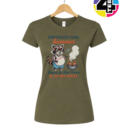 Pregnant Girl Summer Women's Tee
